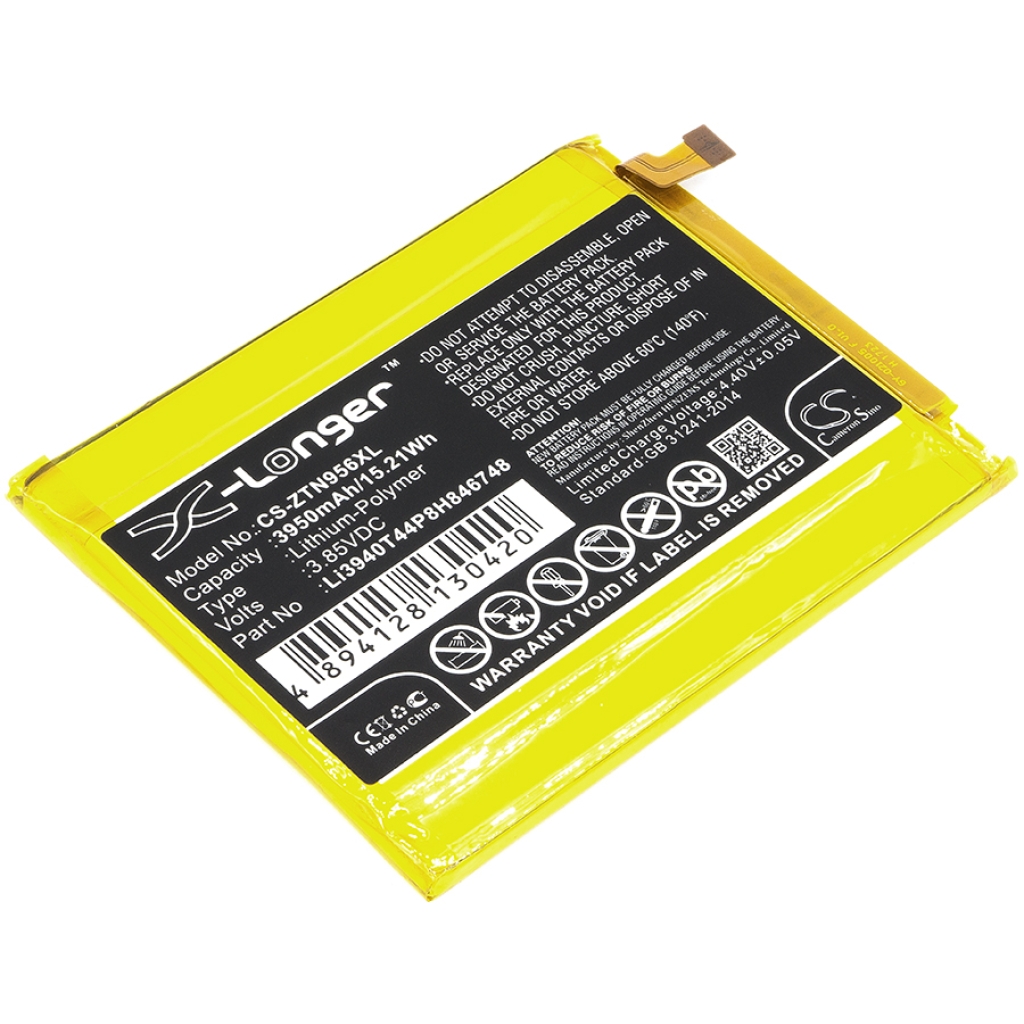 Batterie de téléphone portable ZTE CS-ZTN956XL