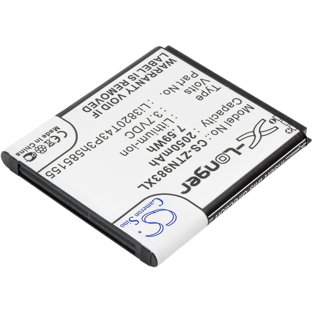 Batterie compatible avec ZTE CS-ZTN983XL