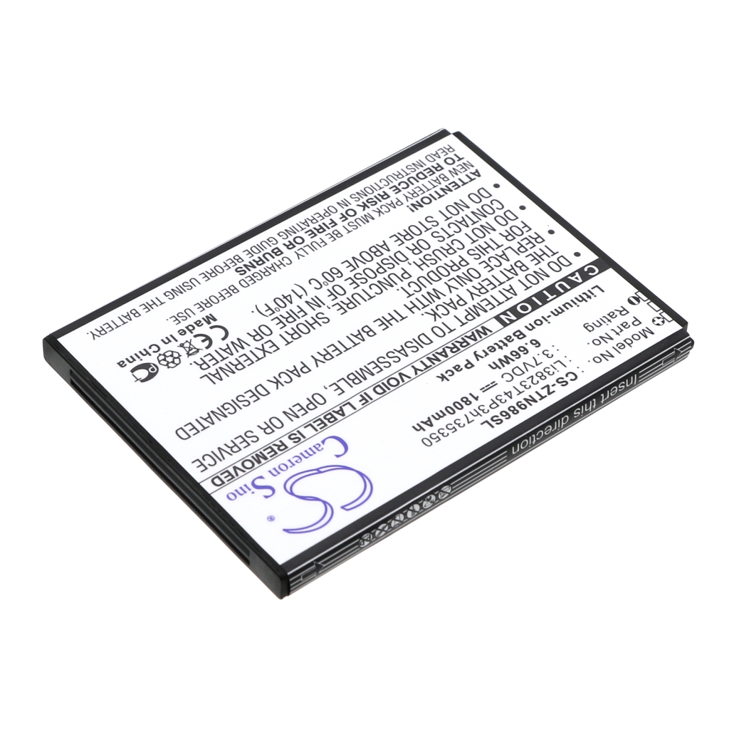 AT&T BoostMobile T-Mobile ZTE Batterie Hotspot ... CS-ZTN986SL