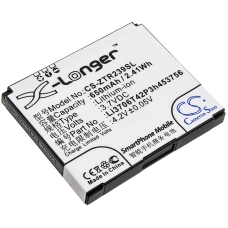 Remplacement de batterie compatible pour ZTE LI3706T42P3H453756