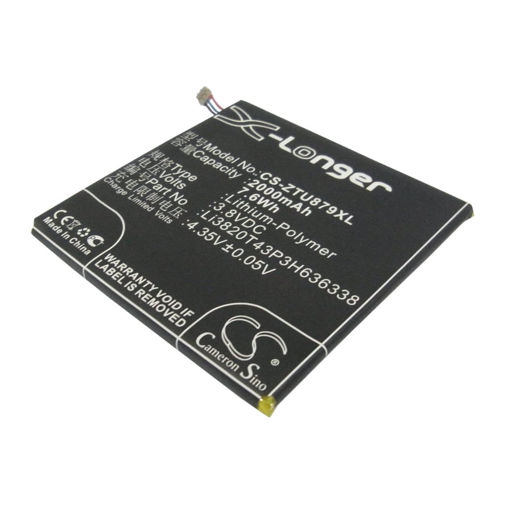 Batterie de téléphone portable ZTE CS-ZTU879XL