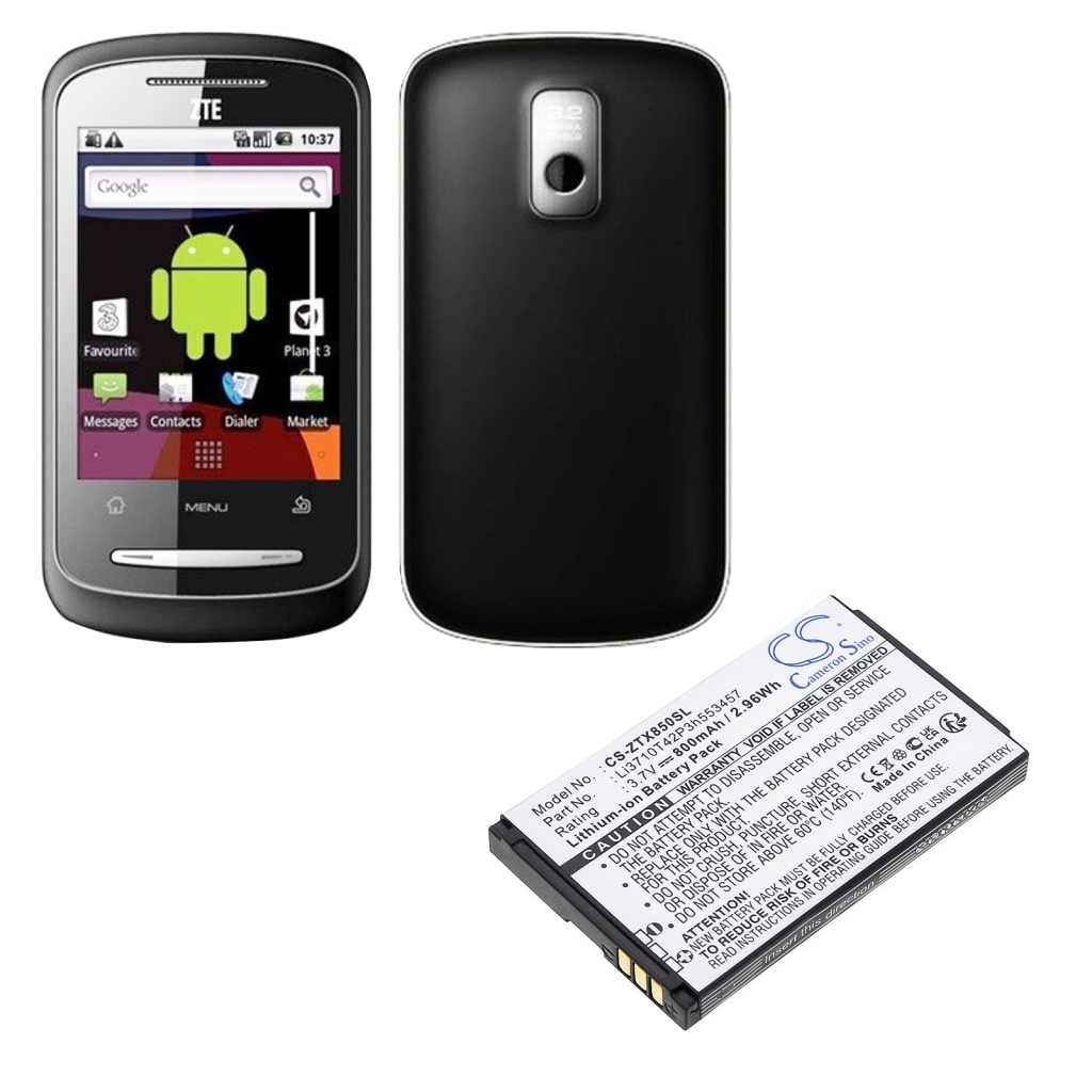 Battery Replaces Li3709T72P3H553447