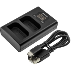 Remplacement de chargeur compatible pour Olympus BLX-1