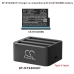 Chargeur compatible avec Insta360 DF-NTX400UH