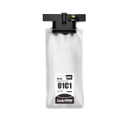 Remplacement compatible pour Compatible avec Epson C13T01C100 / 198ml Encre Noir (Cartouches d'encre)