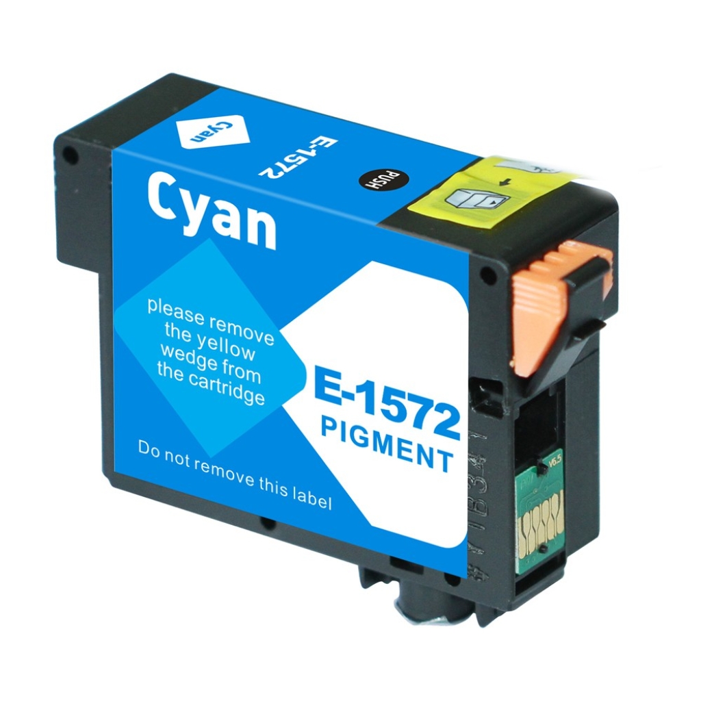 Compatible avec Epson T1572 / 29.5ml Encre Cyan (Cartouches d'encre)