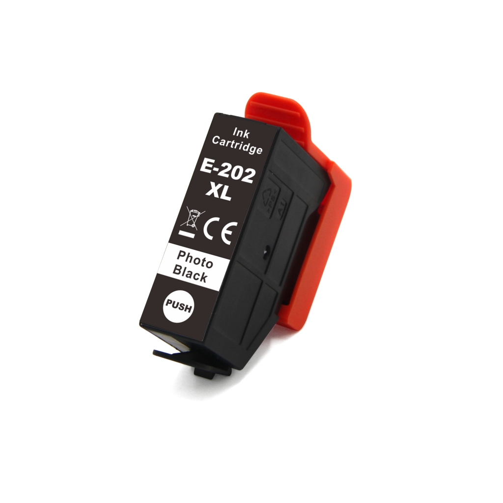 Compatible avec Epson C13T02H14010 / 12ml Encre Noir photo (Cartouches d'encre)