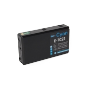 Compatible avec Epson T7022 / 25ml Encre Cyan (Cartouches d'encre)
