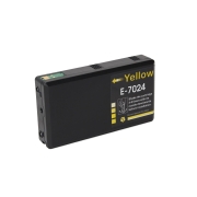 Compatible avec Epson T7024 / 25ml Encre Jaune (Cartouches d'encre)