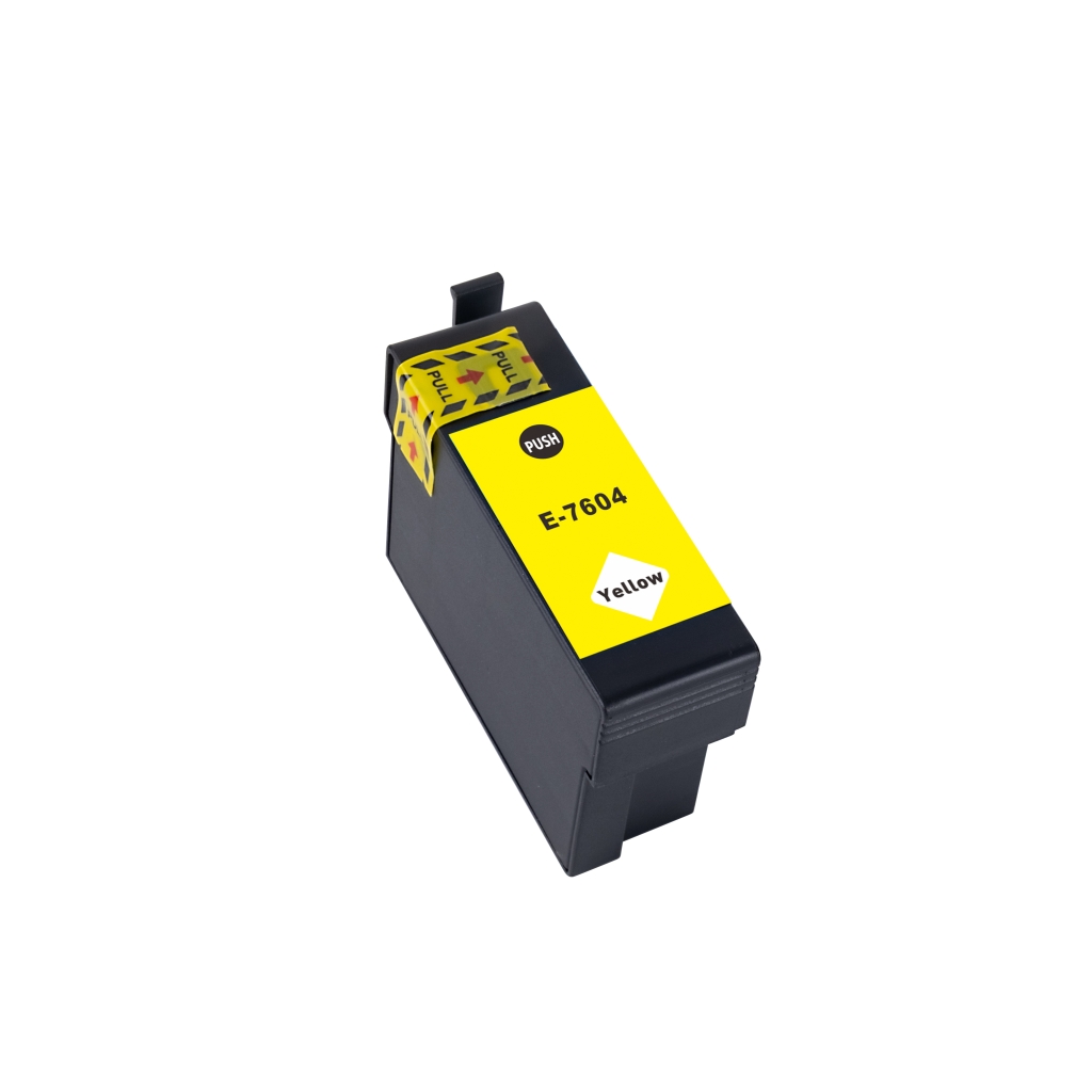 Compatible avec Epson T7604 / 29.5ml Encre Jaune (Cartouches d'encre)