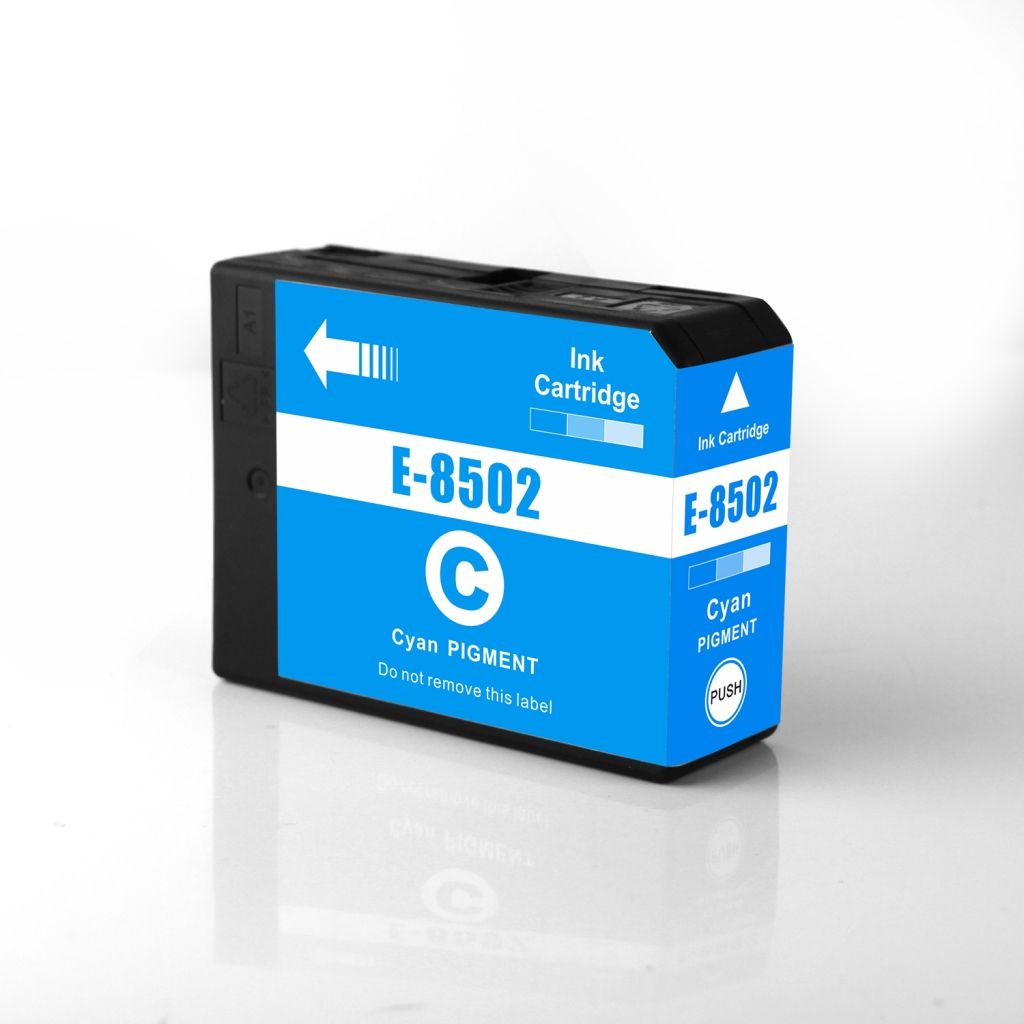 Compatible avec Epson T8502 / 87ml Encre Cyan (Cartouches d'encre)