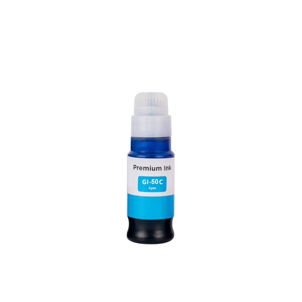 Compatible avec Canon GI-50C / 70ml Encre Cyan (Encre d'impression)
