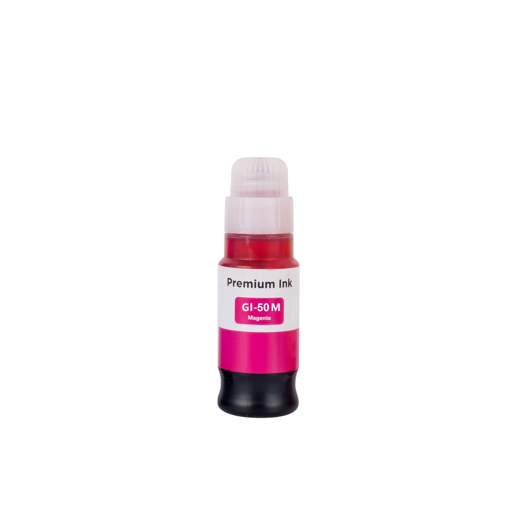 Compatible avec Canon GI-50M / 70ml Encre Magenta (Encre d'impression)