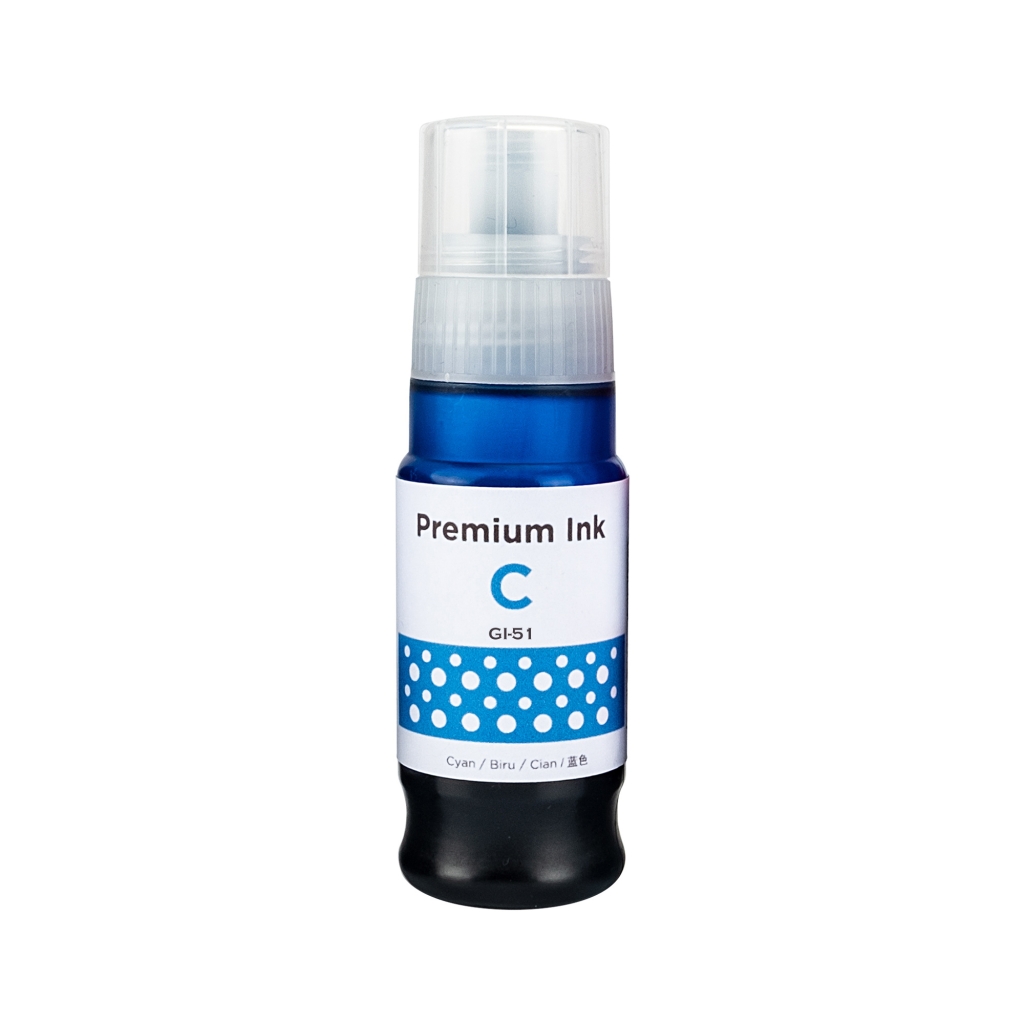 Compatible avec Canon GI-51C / 70ml Encre Cyan (Encre d'impression)