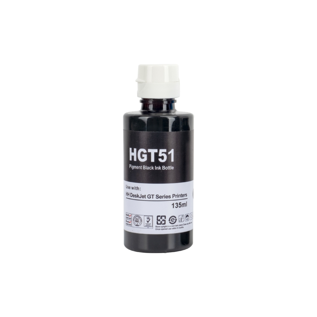 Compatible avec Canon GI-51BK / 135ml Encre Noir (Encre d'impression)