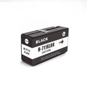Compatible avec HP 711BK / 80ml Encre Noir (Cartouches d'encre)