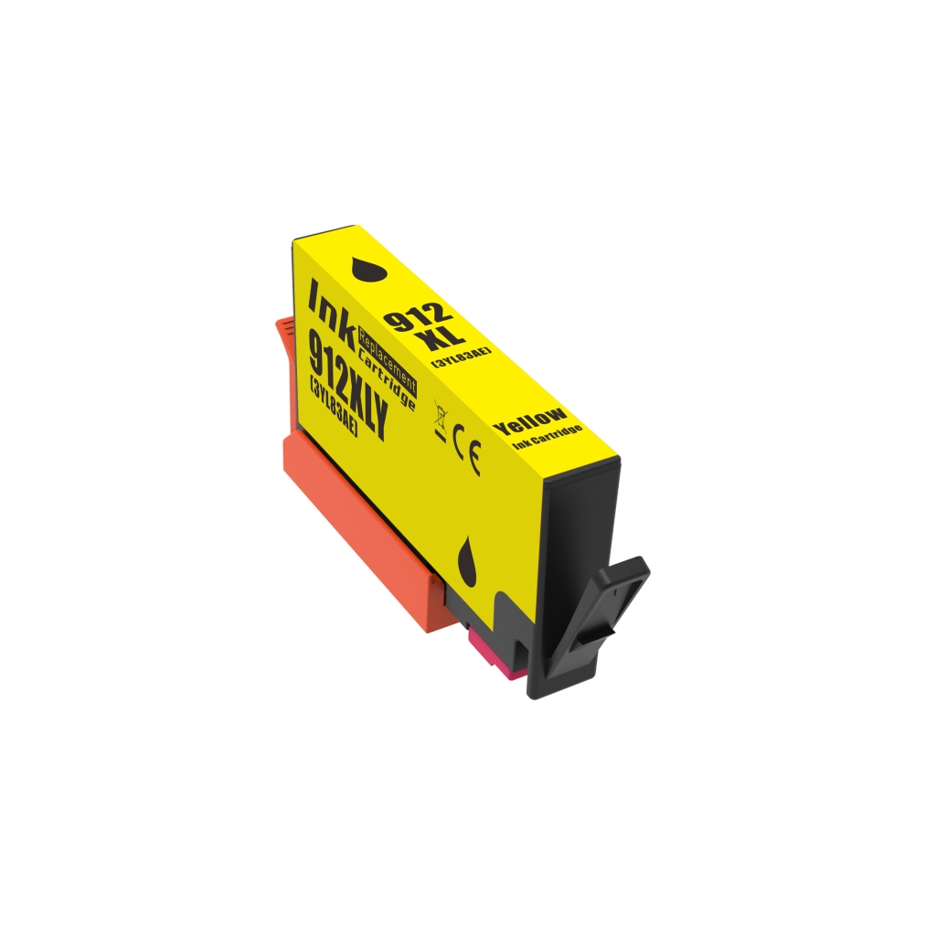 Compatible avec HP 912XLY / 13ml Encre Jaune (Cartouches d'encre)