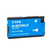 Compatible avec HP 953XLC / 27.5ml Encre Cyan (Cartouches d'encre)