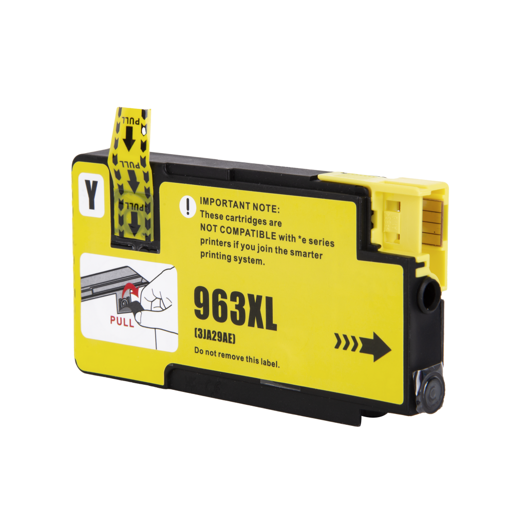 Compatible avec HP 963XLY / 27.5ml Encre Jaune (Cartouches d'encre)