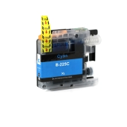 Compatible avec Brother LC225XLC / 15ml Encre Cyan (Cartouches d'encre)